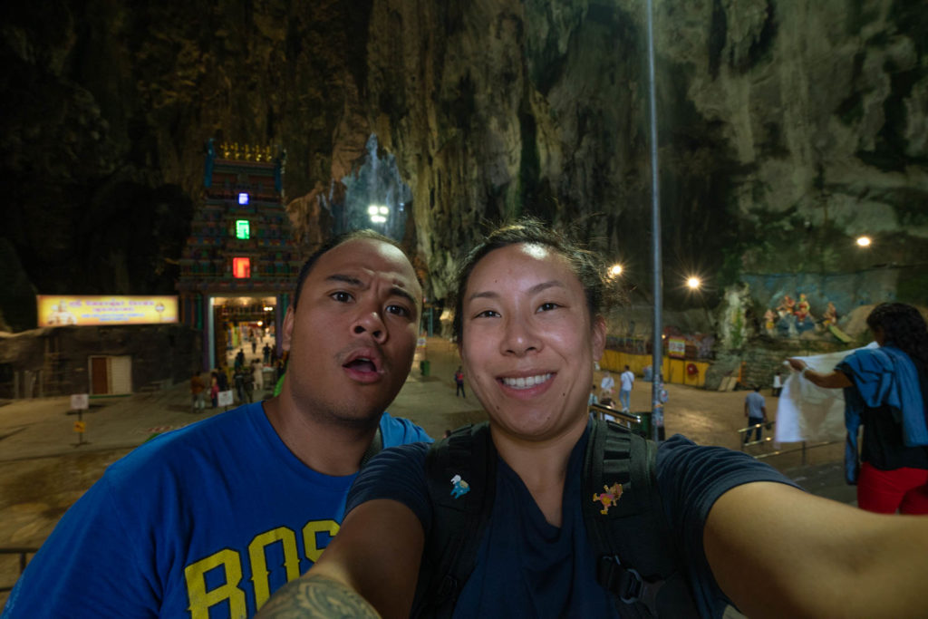 Carlienne at Batu Caves, Kuala Lumpur, Malaysia