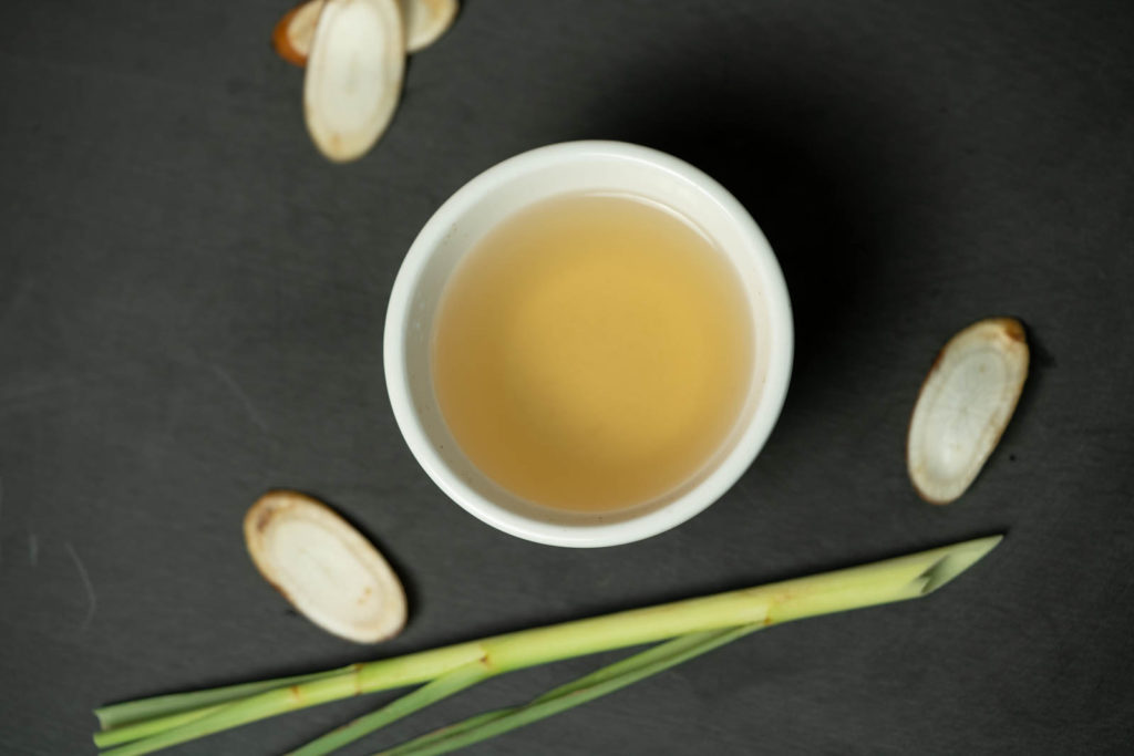 burdock (gobo) tea with lemongrass