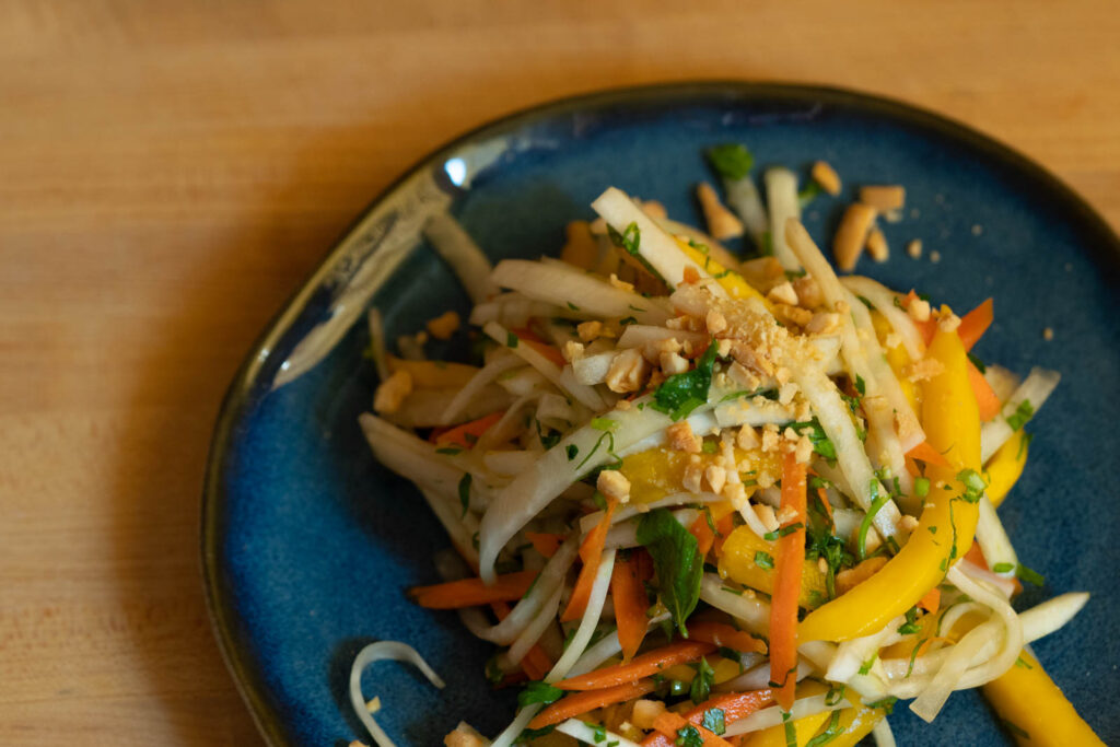 Korean Radish & Mango Salad