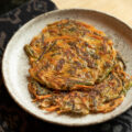 Malabar Spinach & Kimchi Korean Pancakes