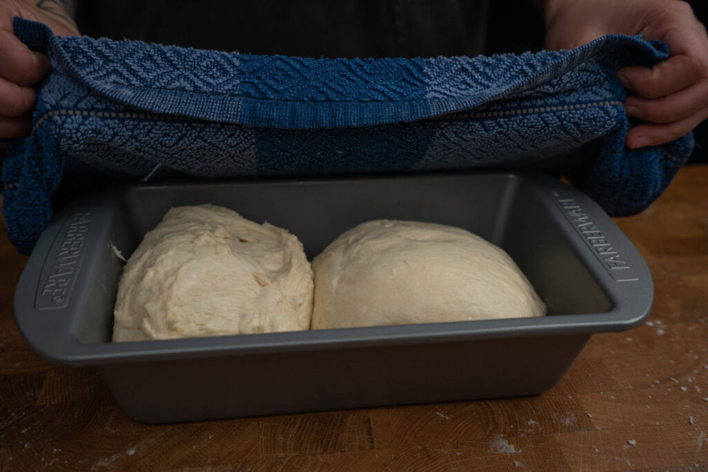 Kitchen Princess Bamboo: Yudane - After resting in loaf pan