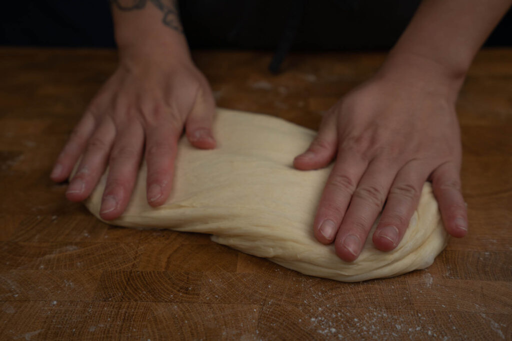 Josh Weissman's Milk bread - form loaf