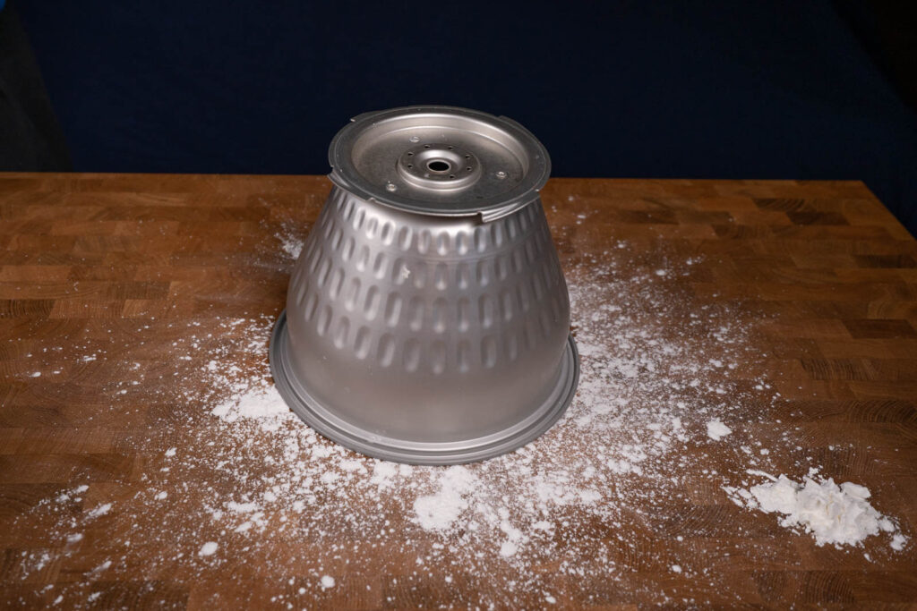 Preparing mochi