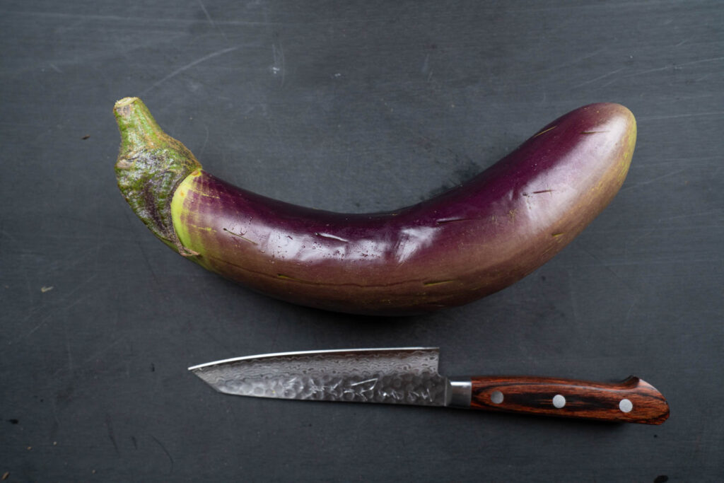 Prick eggplant