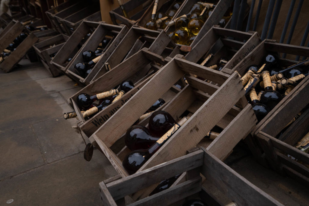 Mittelalter-Weihnacht medieval market, Dresden, Germany