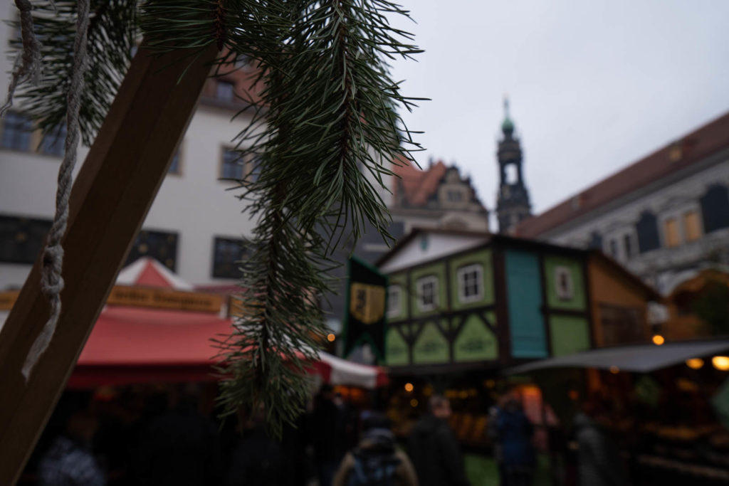 Mittelalter-Weihnacht medieval market, Dresden, Germany