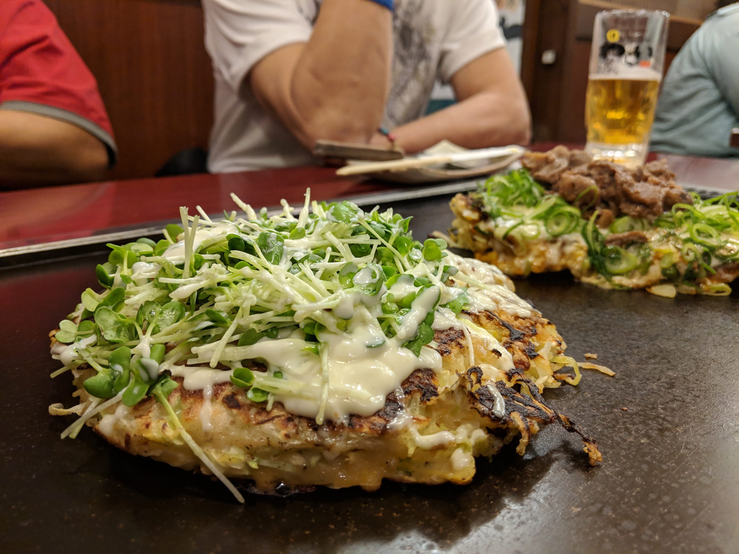 okonomiyaki, Nishiki Warai, Osaka