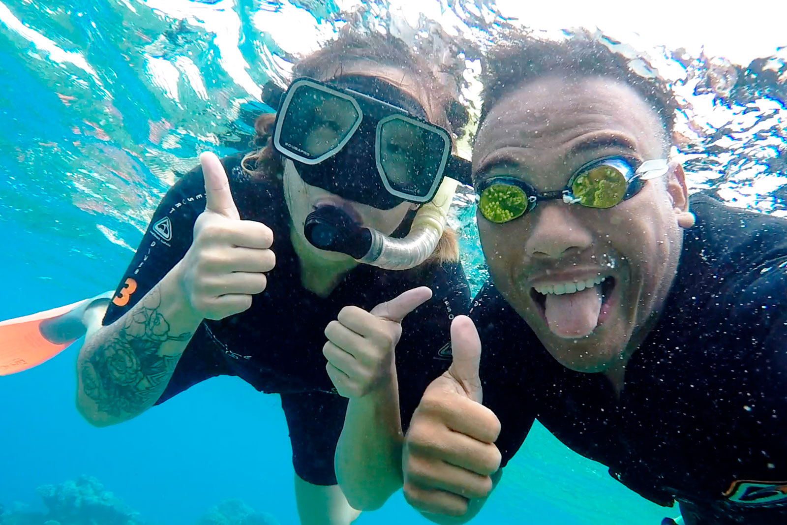 Carlienne underwater