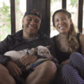 Adrienne and Carl with Kacang in Bali