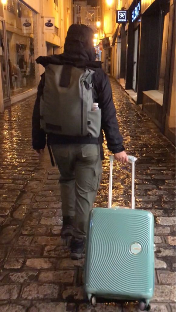 Backpack & luggage combo